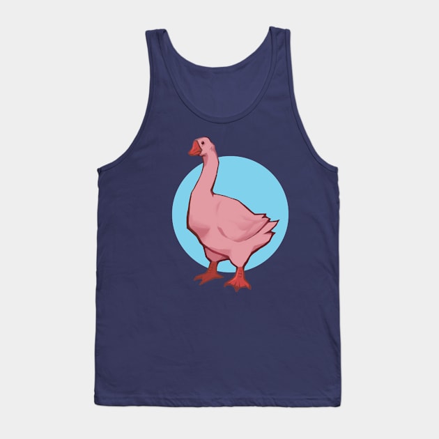 The pink goose Tank Top by Toma-ire